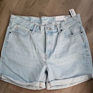 Light Blue Denim Women's Shorts